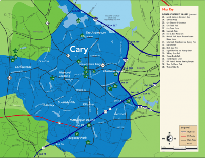 cary map